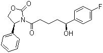 (4S)-3-[(5S)-5-(4-Fluorophenyl)-5-hydroxypentanoyl]-4-phenyl-1,3-oxazolidin-2-one 189028-95-3